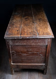 17th Century Carved Oak Coffer - Harrington Antiques