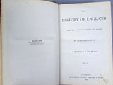 1880 The History Of England, New Edition In Two Volumes, by Lord Macaulay - Harrington Antiques