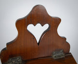 18th Century George III Mahogany Candle Box. - Harrington Antiques