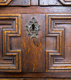 18th Century & Later Geometric Oak Chest Of Drawers. - Harrington Antiques
