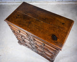 18th Century & Later Geometric Oak Chest Of Drawers. - Harrington Antiques