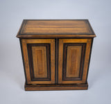 19th Century Inlaid Mahogany Drop Front Stationary Box, c.1880. - Harrington Antiques