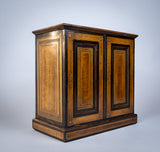 19th Century Inlaid Mahogany Drop Front Stationary Box, c.1880. - Harrington Antiques