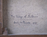19th Century 'The Village Of Kilburn' (Lancashire) by Emily M. Prowde. Oil On Canvas. - Harrington Antiques