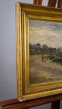 19th Century 'The Village Of Kilburn' (Lancashire) by Emily M. Prowde. Oil On Canvas. - Harrington Antiques