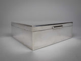 .925 Silver Cigarette Box by Wilhem Binder, c.1961. Military Inscription. - Harrington Antiques