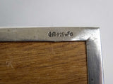 .925 Silver Cigarette Box by Wilhem Binder, c.1961. Military Inscription. - Harrington Antiques