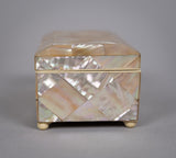 Early 20th Century Mother Of Pearl Casket / Box, c.1900. - Harrington Antiques