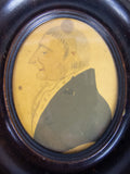 Georgian Naive Pencil & Paint Miniature Portrait Of A Gentleman, c.1790 - Harrington Antiques