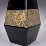 Large Moser Amethyst Glass Scent Bottle / Atomiser, c.1925. - Harrington Antiques