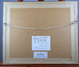 'Ousden Church, Nr Bury St Edmunds', Suffolk Watercolour by Michael Petttersson. - Harrington Antiques