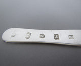 Pair of Sterling Silver Chip Forks by Camelot Silver Ltd, Sheffield, 2001 - Harrington Antiques