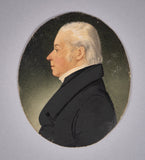 Portrait Miniature Of Thomas Littlewood at Windsor, December 1822. Watercolour. - Harrington Antiques