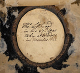 Portrait Miniature Of Thomas Littlewood at Windsor, December 1822. Watercolour. - Harrington Antiques