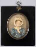 'Rachel' & 'Robt Boulton' by J. Bradley of Suffolk, 1828 - Pair of Georgian Portrait Miniatures. - Harrington Antiques