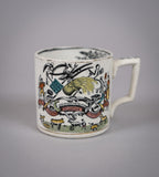Scarce Victorian Farmers Arms Mug by Wood & Hulme, c.1885. - Harrington Antiques