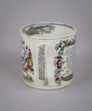 Scarce Victorian Farmers Arms Mug by Wood & Hulme, c.1885. - Harrington Antiques