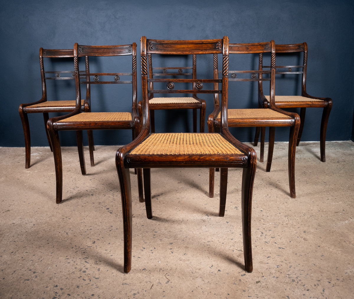 Regency best sale dining chairs