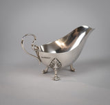 Sterling Silver Gravy / Sauce Boat by James Dixon & Sons, Sheffield, 1935. - Harrington Antiques