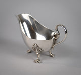Sterling Silver Gravy / Sauce Boat by James Dixon & Sons, Sheffield, 1935. - Harrington Antiques
