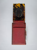 Sterling Silver & Tortoiseshell Notebook Holder With Pen, 1922. Retailed by Asprey, London. - Harrington Antiques
