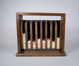 Vintage Oak Railway Train Ticket Cabinet With Original Train Tickets. - Harrington Antiques