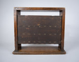 Vintage Oak Railway Train Ticket Cabinet With Original Train Tickets. - Harrington Antiques