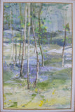 'Wallow Barrow Coppice' (Cumbria) Watercolour by Tiana Marie, 1984. Framed. - Harrington Antiques