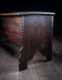 17th Century Oak Six Plank Coffer - Harrington Antiques