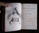 1872 Queens Of England by Agnes Strickland. 6 Vols. - Harrington Antiques