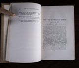 1899 The Life Of William Morris by J. W. Mackail. First Edition. 2 Volume Set. - Harrington Antiques