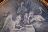 18th Century Engraving Of Weeping Angels - Harrington Antiques