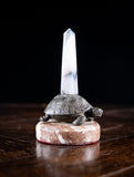 19th Century Bronze and Agate Rotating Tortoise Desk Ornament - Harrington Antiques