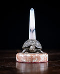 19th Century Bronze and Agate Rotating Tortoise Desk Ornament - Harrington Antiques