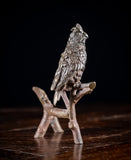 19th Century Bronze Cockatoo On Branch - Harrington Antiques
