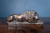 19th Century Bronze Lions After Anthony Canova - Harrington Antiques