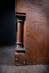 19th Century Golden Oak Foliate Church Pew / Settle - Harrington Antiques