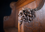 19th Century Golden Oak Foliate Church Pew / Settle - Harrington Antiques