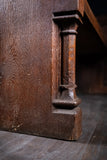 19th Century Golden Oak Foliate Church Pew / Settle - Harrington Antiques
