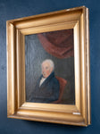 19th Century Portrait Of A Gentleman. Oil on Canvas. - Harrington Antiques