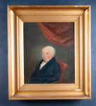 19th Century Portrait Of A Gentleman. Oil on Canvas. - Harrington Antiques