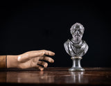 19th Century Serpentine Bust of Michelangelo - Harrington Antiques