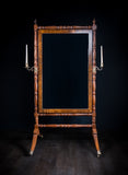 19th Century Mahogany Cheval Mirror