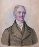Early 19th Century Pair of Watercolour Portraits