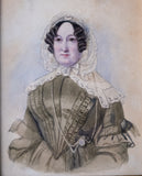 Early 19th Century Pair of Watercolour Portraits