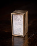 1878 Miniature London Almanac In Six-Fold Brass Glazed Travelling Mount