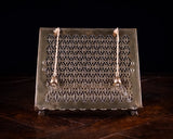 Fine Enamel Coated Brass Book Rest / Lectern, c.1890