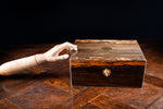 Victorian Coromandel Writing Slope With Bramah Lock