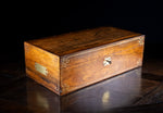 Monumental Rosewood Brass Inlaid Writing Slope, c.1840