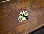 Monumental Rosewood Brass Inlaid Writing Slope, c.1840